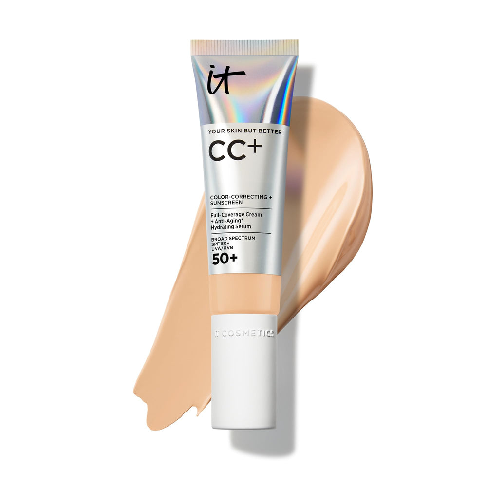 IT Cosmetics front packaging showing the CC+ Cream providing versatile coverage