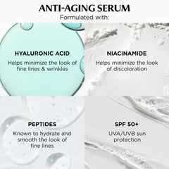 IT Cosmetics ingredient label close-up emphasizing collagen and peptide benefits