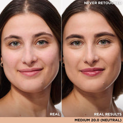 IT Cosmetics creamy concealer texture swipe showing blendable benefit