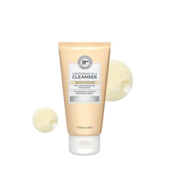 IT Cosmetics travel tube front view showing compact packaging and convenience