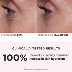 IT Cosmetics applied under eye by fingertip demonstrating quick absorption
