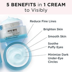 IT Cosmetics ingredient label showing hyaluronic acid, niacinamide and caffeine benefits