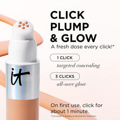IT Cosmetics concealer paired with Heavenly Luxe brushes for seamless blending