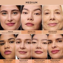 IT Cosmetics application with Heavenly Luxe brush demonstrating seamless blending benefit