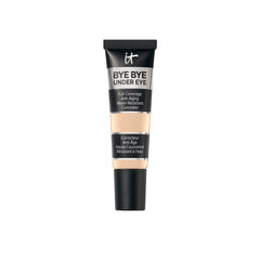 IT Cosmetics front packaging showing compact concealer tube and shade label benefits full coverage