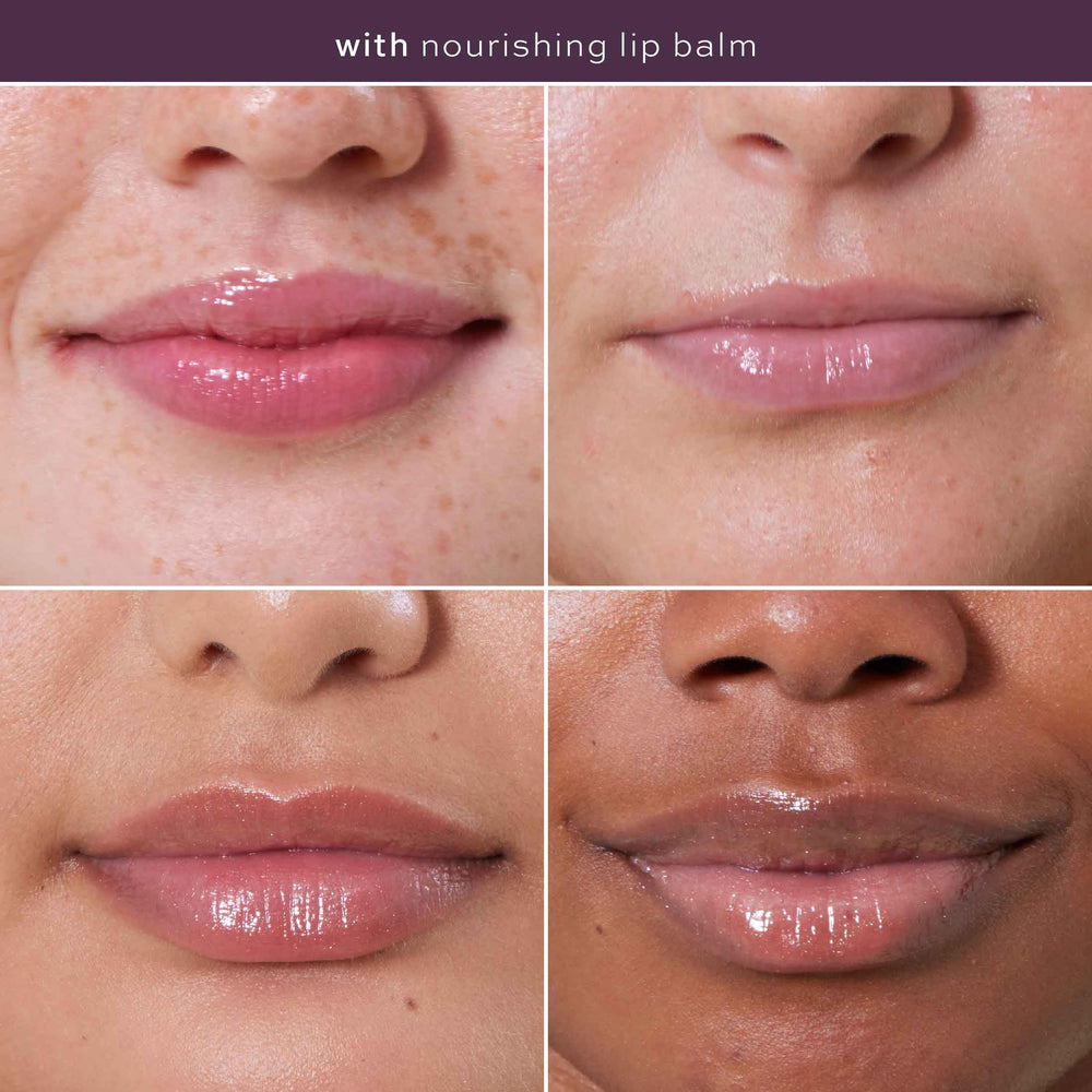 ITK lip balm held in hand to show compact 0.2 oz size and portability