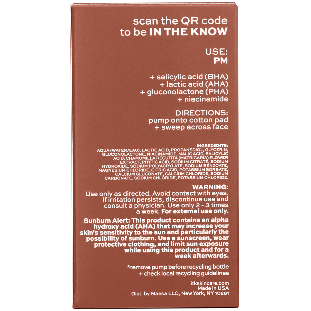 ITK toner staged on bathroom counter demonstrating daily routine benefit