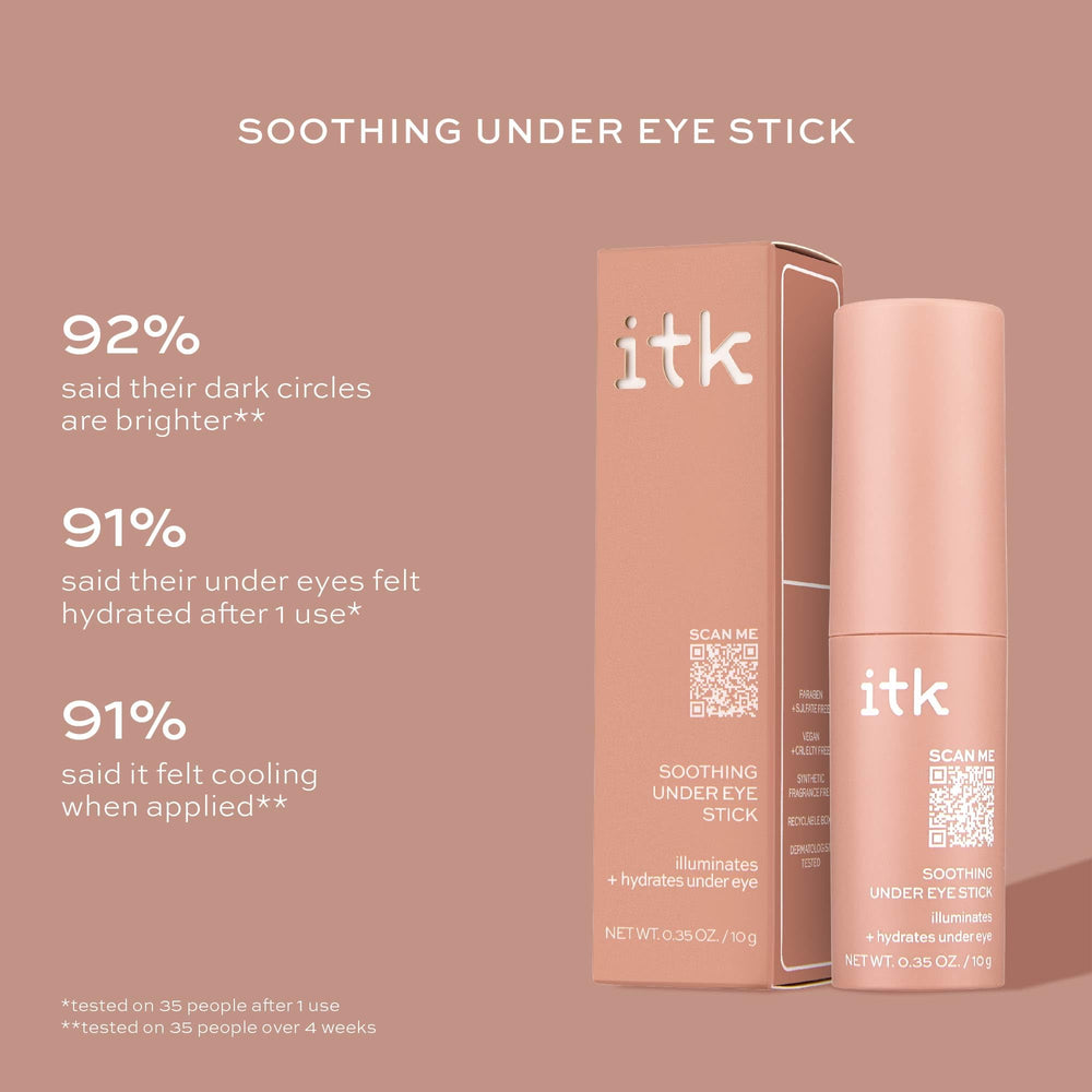 ITK smooth balm texture closeup highlighting soothing hydrating finish