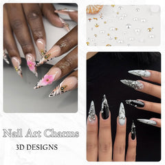 ITPOYOL close-up metal caviar beads texture adds fine shimmer to nails