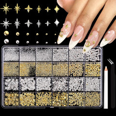 ITPOYOL front packaging kit showing included stars and pearls for easy styling