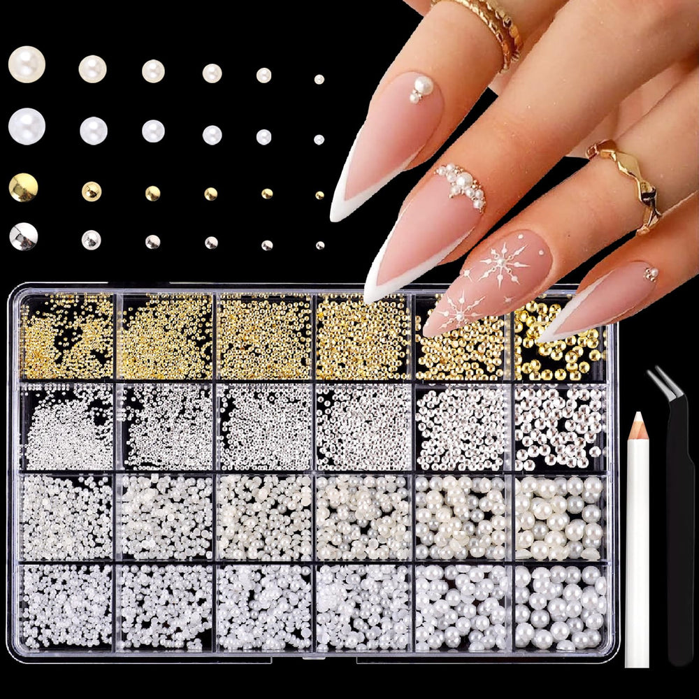 ITPOYOL 24-grid box showing organized gold silver beads for quick selection