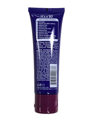 It's A 10 cream texture close-up demonstrating lightweight hydration and easy detangling