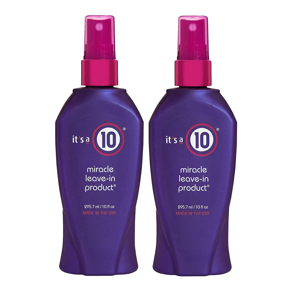 It's a 10 front bottle showing label and two-pack convenience for travel