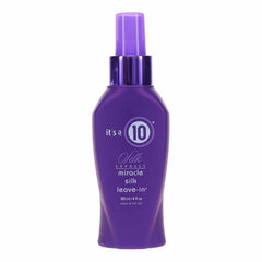 It's A 10 Silk Express front packaging shows 4 oz bottle and travel-friendly size benefit