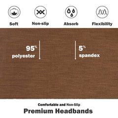 IVARYSS headband worn in yoga studio keeping hair contained during practice