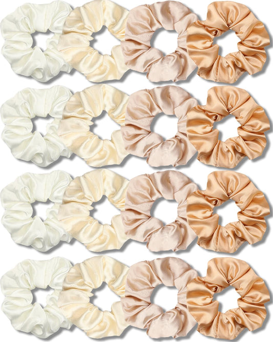 IVARYSS front packaging showing 16 champagne scrunchies and neat display benefit