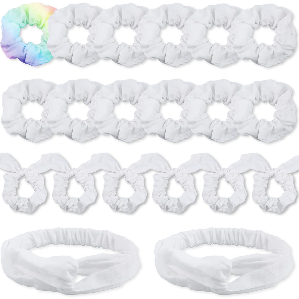 IVARYSS front packaging showing full 20-piece white hair accessory kit benefits