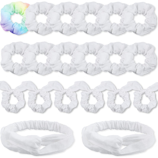 IVARYSS front packaging showing full 20-piece white hair accessory kit benefits
