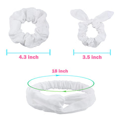 IVARYSS headband flat lay showing width for visible tie-dye patterns