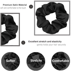 IVARYSS close-up of satin texture highlighting smooth fabric that reduces hair friction