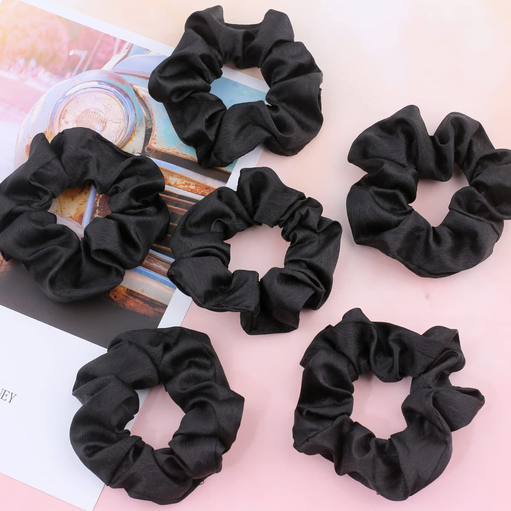 IVARYSS scrunchie holding a loose bun in curly hair demonstrating comfortable everyday styling
