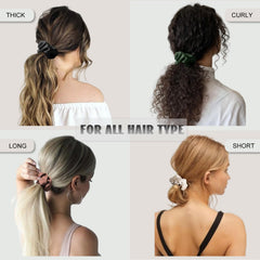 IVARYSS scrunchie adding volume to thin hair for fuller look