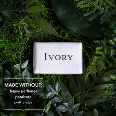 Ivory aloe single bar close-up highlighting smooth texture and gentle lather