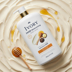 Back label of Ivory listing gentle formula and ingredient highlights