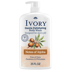Ivory front bottle showing label and 35 oz size for trusted family cleansing
