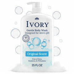 Ivory front label 35 oz bottle showing product name and family-friendly benefit