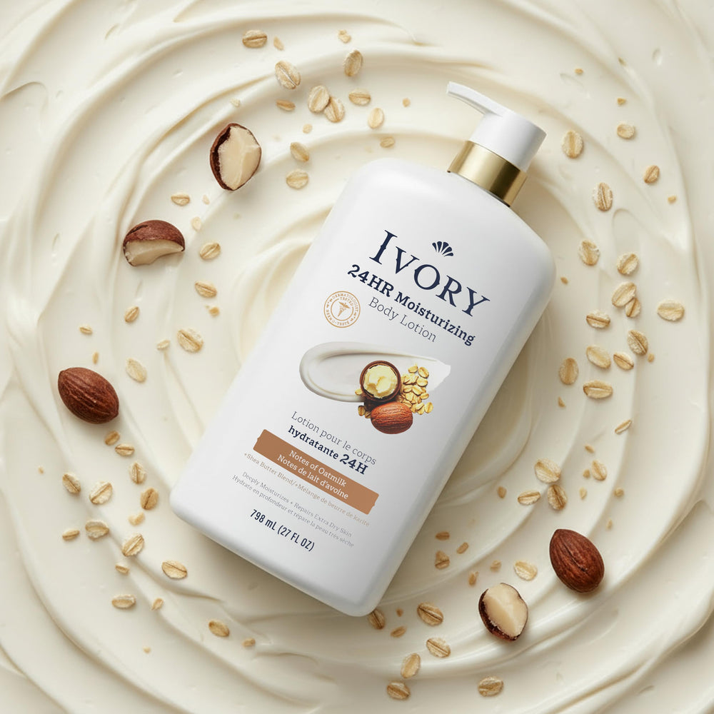 Ivory label close-up showing 'no parabens' claims for ingredient transparency