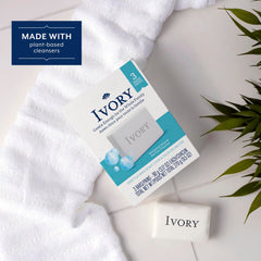 Procter & Gamble Ivory placed on bathroom shelf showing neat storage benefit