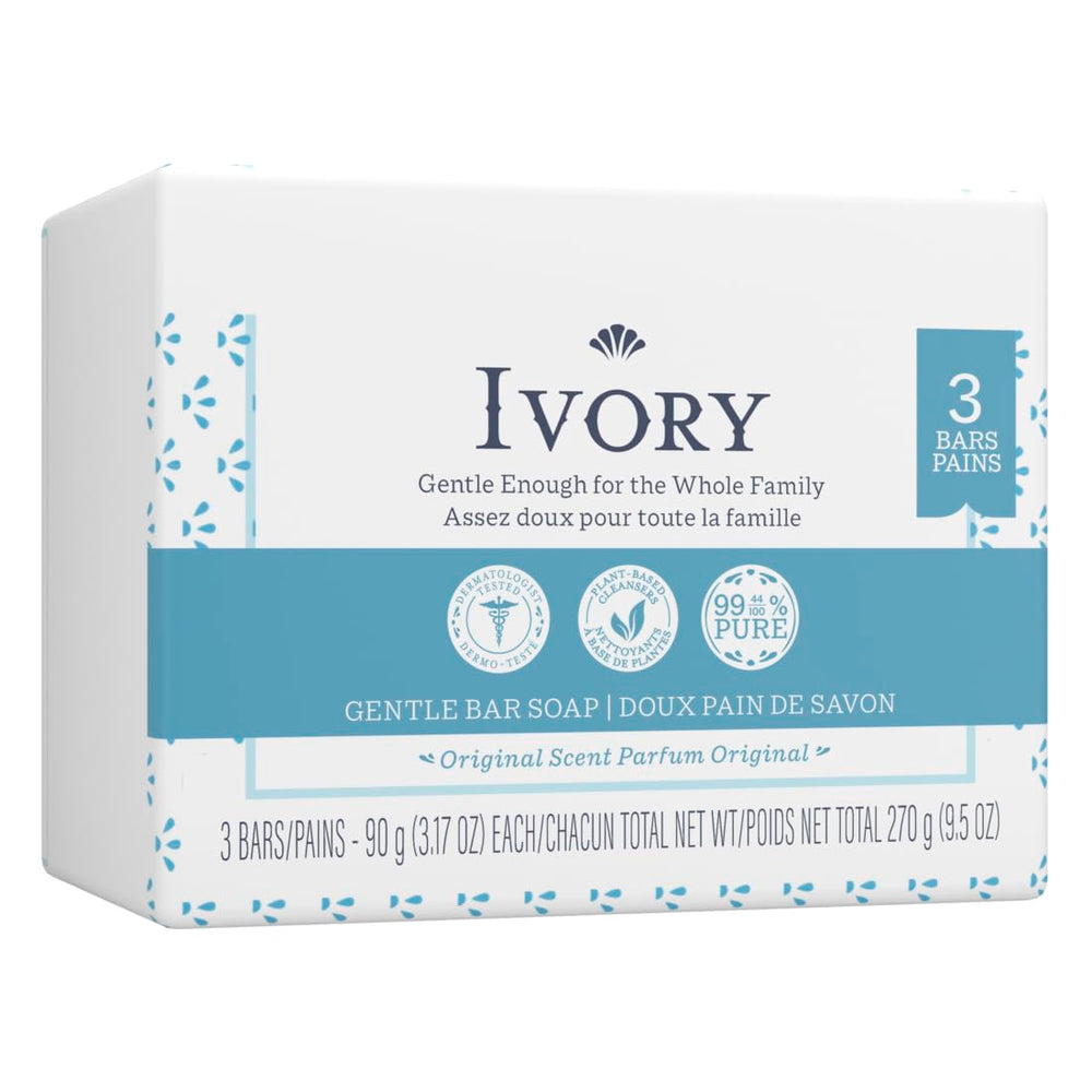 Procter & Gamble Ivory individually wrapped bar emphasizing hygienic handling