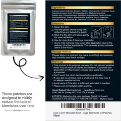 ivoryloom patch inside travel pouch showing portability and on-the-go convenience