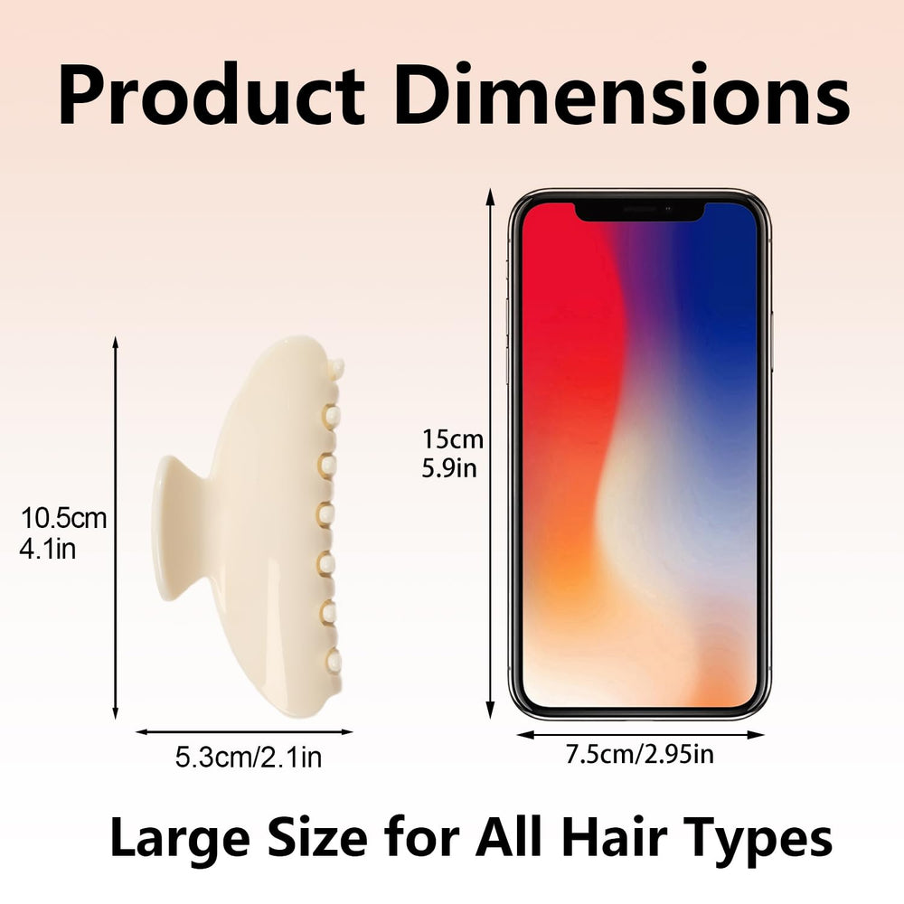 Ivyu cloud white clip in hair on woman for all-day secure styling benefit