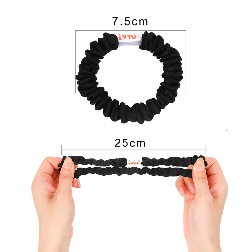 ivyu elastic band detail showing stretchable core for secure hold