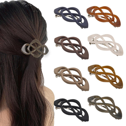 Ivyu front packaging showing eight neutral barrettes and neat presentation