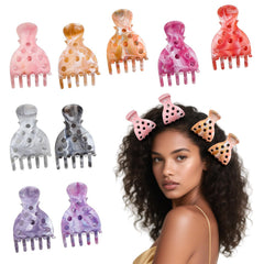 Ivyu front view of nine clip set showing organized kit and immediate styling benefit