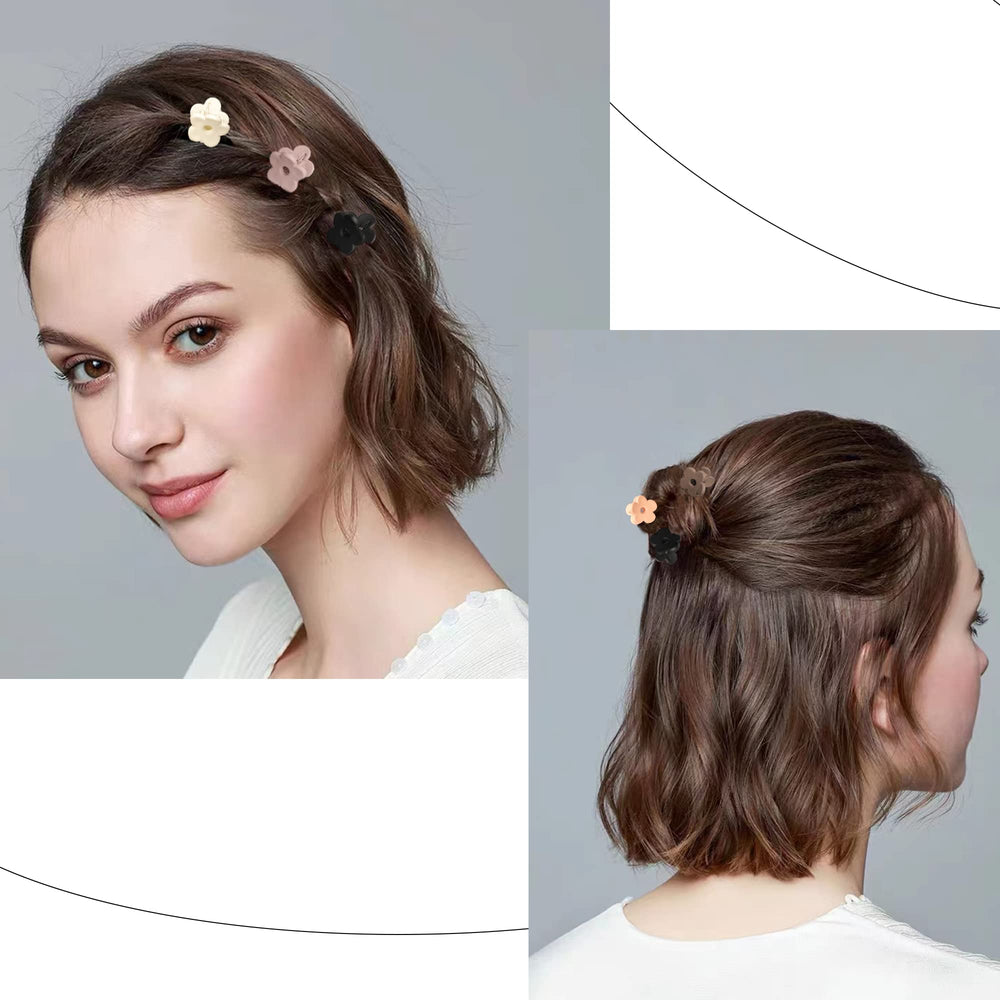 Ivyu clip holding bangs in place on a model, showing tidy styling benefit