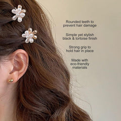 Ivyu clip holding bangs in place demonstrating comfortable all-day wear