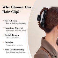 Ivyu clip in use creating a tidy bun with reliable all-day security