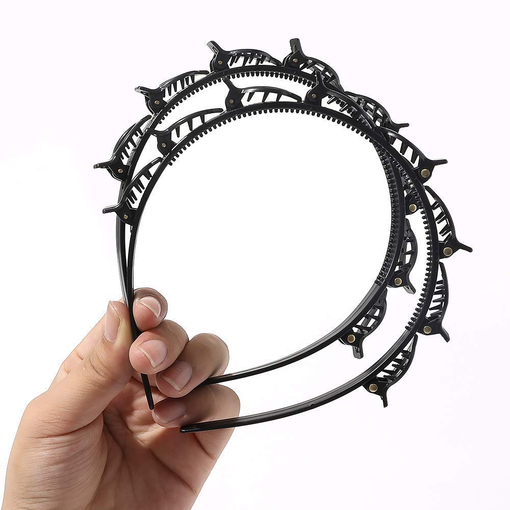Ivyu headband used while washing face showing hands-free convenience