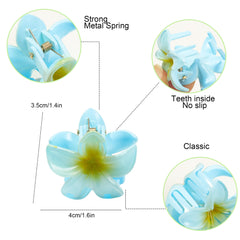 Ivyu clips worn at beach wedding offering tropical decorative flair