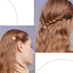Ivyu clips used in a casual outfit hairstyle, showing effortless everyday style benefit