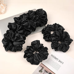 Ivyu scrunchie flatlay with outfit showing styling versatility for everyday wear