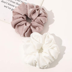 Ivyu scrunchie assorted colors displayed for outfit matching