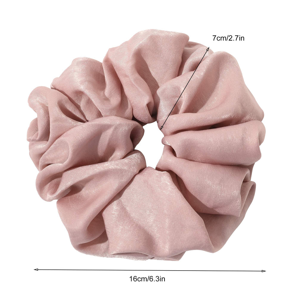 Ivyu scrunchie packaging label highlighting material and care