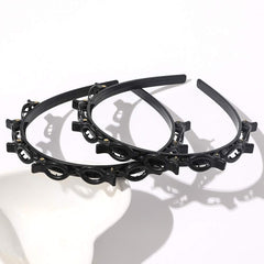 Ivyu headband held in hand showing slim size and travel-friendly design