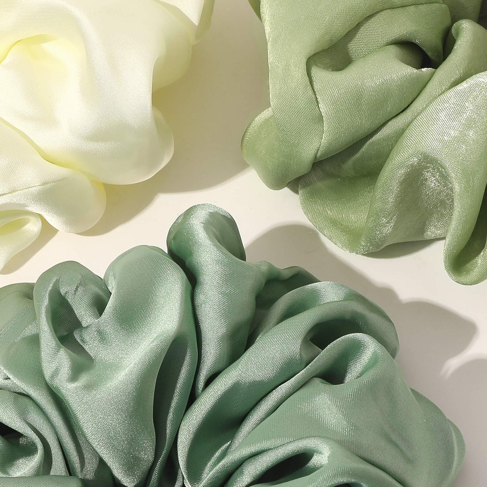 Ivyu close-up of satin texture highlights smooth fabric that reduces friction