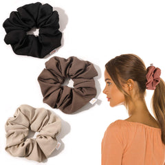 Ivyu scrunchie worn on wrist as accessory and practical on-the-go hold